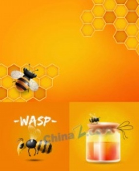 蜂蜜主题设计矢量下载